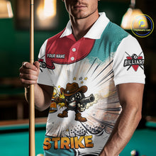 Load image into Gallery viewer, Funny Beer 8 Ball Pool Billiard Shirt For Men Custom Billiard Team Jersey Polo &amp; 1/4 Zip TDM6052