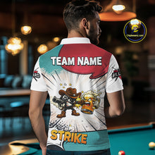 Load image into Gallery viewer, Funny Beer 8 Ball Pool Billiard Shirt For Men Custom Billiard Team Jersey Polo &amp; 1/4 Zip TDM6052