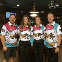 Load image into Gallery viewer, Funny Beer 8 Ball Pool Billiard Shirt For Men Custom Billiard Team Jersey Polo &amp; 1/4 Zip TDM6052