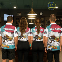 Load image into Gallery viewer, Funny Beer 8 Ball Pool Billiard Shirt For Men Custom Billiard Team Jersey Polo &amp; 1/4 Zip TDM6052
