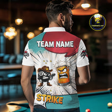 Load image into Gallery viewer, Funny Beer 8 Ball Billiard Shirt For Men Custom Pool Team Jersey Polo &amp; 1/4 Zip, Billiard Outfit TDM6053
