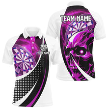 Load image into Gallery viewer, Personalized Pink Dartboard 3D Printed Skull Darts Shirts For Men Custom Cool Darts Team Jerseys TDM1990