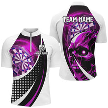 Load image into Gallery viewer, Personalized Pink Dartboard 3D Printed Skull Darts Shirts For Men Custom Cool Darts Team Jerseys TDM1990