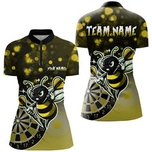 Load image into Gallery viewer, Personalized Yellow Darts Bee Custom Darts Shirts For Women, Funny Darts Apparel, Best Darts Gifts TDM2200