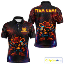 Load image into Gallery viewer, Funny Neon 8 Ball Billiard Shirt For Men Custom Pool Team Shirt, Billiard Jersey Polo &amp; 1/4 Zip TDM5446