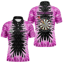 Load image into Gallery viewer, Personalized Darts Board Pink Icy 3D Printed Men Dart Shirts Custom Cool Dart Jerseys For Team TDM3583