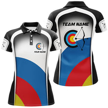 Load image into Gallery viewer, Personalized Colorful Target Archery Shirts For Women, Archery Tournament Jerseys For Team Archers TDM2057