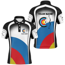 Load image into Gallery viewer, Personalized Colorful Target Archery Shirts For Men, Archery Tournament Jerseys For Team Archers TDM2057