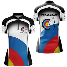 Load image into Gallery viewer, Personalized Colorful Target Archery Shirts For Women, Archery Tournament Jerseys For Team Archers TDM2057