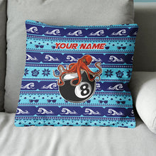 Load image into Gallery viewer, Personalized Pillows Funny Ball 8 Wave Pattern, Billiard Throw Pillows TDM0783