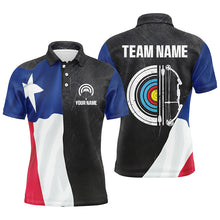 Load image into Gallery viewer, Personalized Retro Texas Flag Archery Shirts For Men Custom Patriotic Archery Jersey For Archer TDM2080