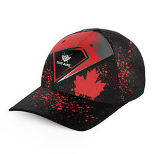 Load image into Gallery viewer, Personalized Billiard Canadian Leaf Vintage Style Caps For Men Women, Custom Canada Billiard Gifts Hats TDM0405