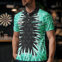 Load image into Gallery viewer, Personalized Darts Board Turquoise Icy 3D Printed Men Dart Shirts Custom Cool Dart Jerseys For Team TDM3481
