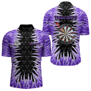 Personalized Darts Board Purple Icy 3D Printed Men Dart Shirts Custom Cool Dart Jerseys For Team TDM3482