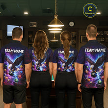 Load image into Gallery viewer, Custom Colorful Lightning Eagle Billiard Shirt For Men, 8 Ball Pool Team Jersey Polo &amp; 1/4 Zip TDM6157