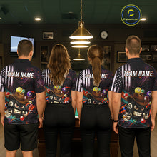 Load image into Gallery viewer, Funny 8 Ball Pool Graffiti Style Billiard Shirt For Men Custom Billiard Team Jersey Outfit TDM5548