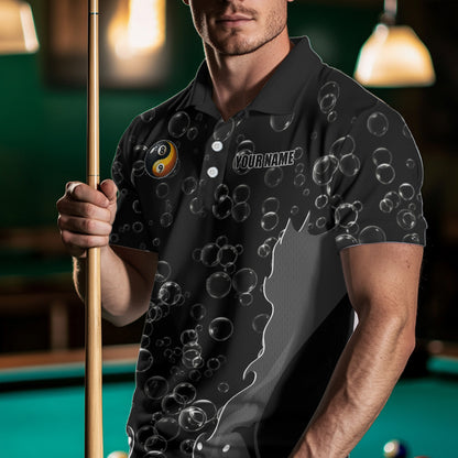Personalized Funny Sharks 3D Pool Balls Billiard Shirts For Men Custom 8 & 9 Ball Billiard Jerseys TDM3628