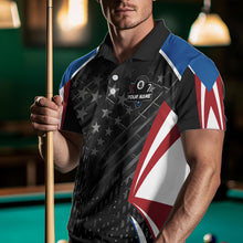 Load image into Gallery viewer, Personalized 8 Ball Pool Billiard Jerseys For Men Custom US Flag Billiard Shirts Team Pool Player TDM3632