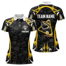 Load image into Gallery viewer, Personalized Shark 9 Ball Pool Skull Pattern Billiard Shirt For Women Custom 9 Ball Billiard Jerseys TDM3304