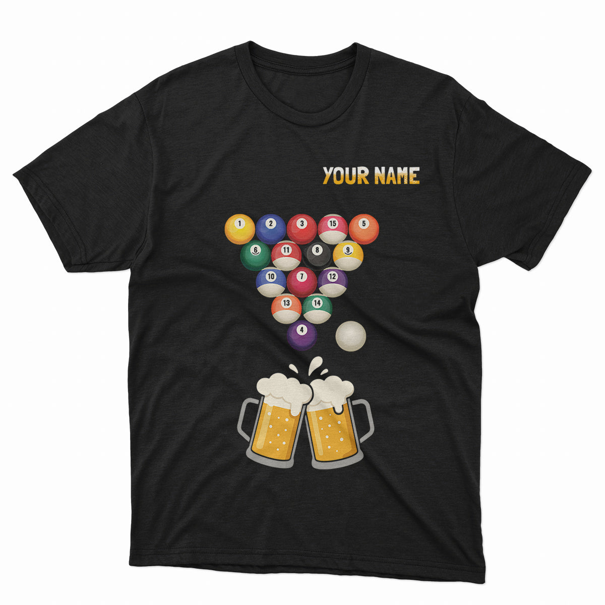 I'm Only Here For The Pool Funny Billiard T-Shirts Custom Billiard Team Shirts For Pool Player TDM3918