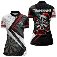 Load image into Gallery viewer, Funny Darts Board Santa Custom Christmas Dart Shirts For Women Best Christmas Gifts For Darts Lover TDM3076