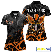 Load image into Gallery viewer, Arrow Wings Custom Dart Shirt For Women, Orange Dart Jerseys Pocket Option TDM5329