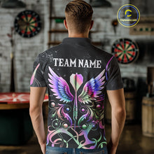 Load image into Gallery viewer, Holographic Arrow Wings Custom Dart Shirt For Men, Dart Jerseys Pocket Option TDM5330