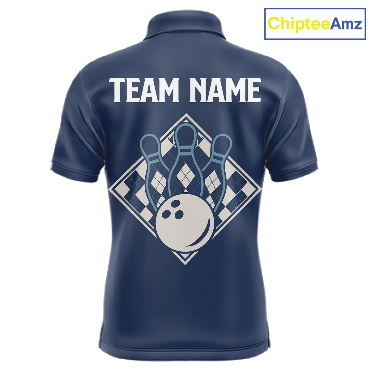 Blue Argyle Bowling Retro Bowling Shirts For Men Custom Argyle Youth Bowling Team Jerseys NYN4994