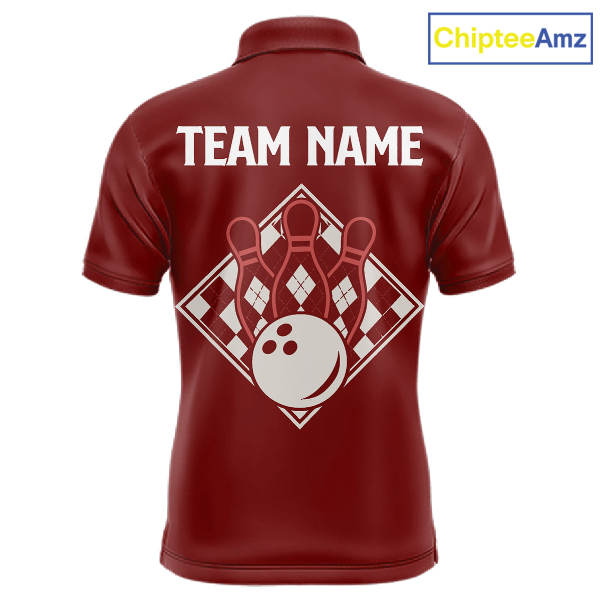 Red Argyle Bowling Retro Bowling Shirts For Men Custom Argyle Youth Bowling Team Jerseys NYN4995
