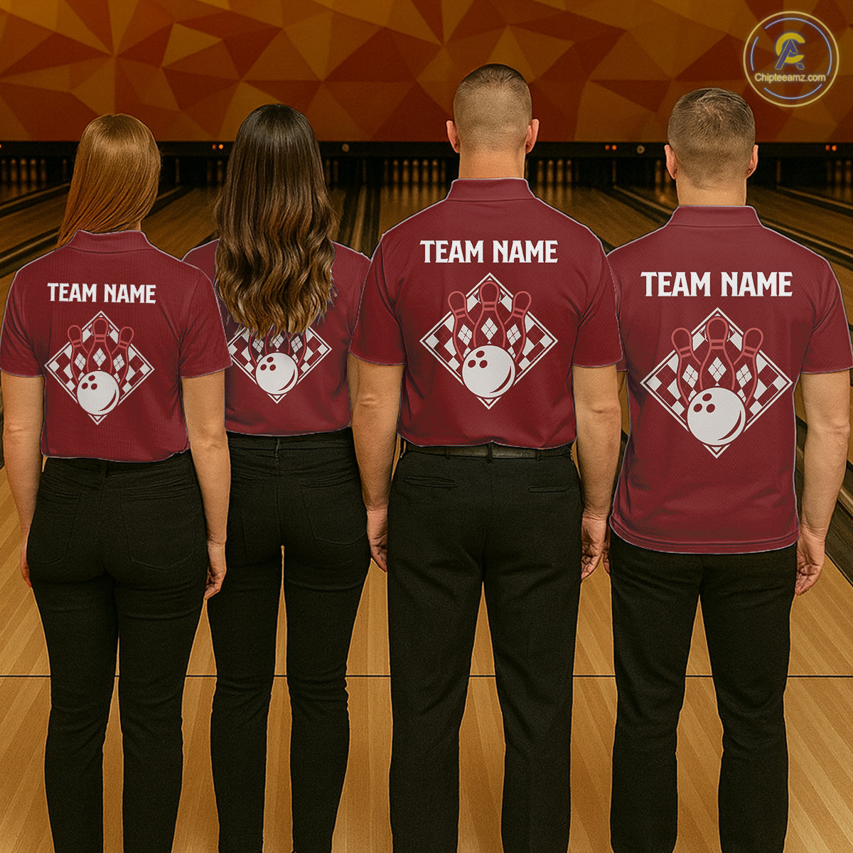 Red Argyle Bowling Retro Bowling Shirts For Women Custom Argyle Youth Bowling Team Jerseys NYN4995