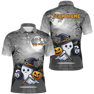 Funny Ghost Halloween Billiard Shirts For Men Custom Unique Halloween Gifts For Pool Lover TDM2629