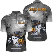 Load image into Gallery viewer, Funny Ghost Halloween Billiard Shirts For Men Custom Unique Halloween Gifts For Pool Lover TDM2629