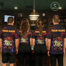 Load image into Gallery viewer, Funny Neon 9 Ball Billiard Shirt For Women Custom Pool Team Shirt, Billiard Jersey Polo &amp; 1/4 Zip TDM6248