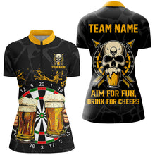 Load image into Gallery viewer, Funny Darts And Beer Aim For Fun Drink For Cheer Custom Women Darts Shirts, Drinking Darts Jerseys TDM2657