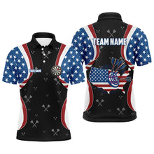 Load image into Gallery viewer, American Flag Darts Shirts For Men Custom Patriotic Darts Team Jersey, 4Th Of July Darts Gift TDM1582