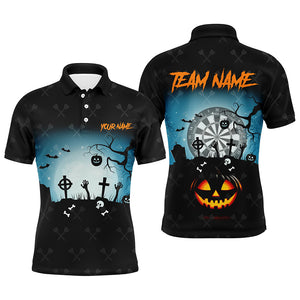 Funny Halloween Darts Shirts For Men Custom Halloween Shirts Gift For Darts Lover, Darts Apparel TDM2480