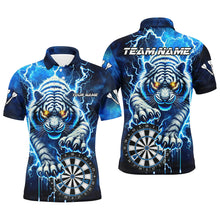 Load image into Gallery viewer, Personalized Thunder Lightning Tiger Dart Shirts For Men Custom 3D Dart League Jerseys Uniform TDM2980