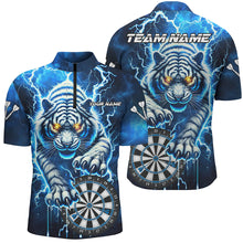 Load image into Gallery viewer, Personalized Thunder Lightning Tiger Dart Shirts For Men Custom 3D Dart League Jerseys Uniform TDM2980