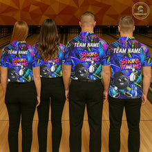 Load image into Gallery viewer, Funny Colorful Graffiti Pattern Bowling Shirts For Women Custom Bowling Team Jersey Polo &amp; 1/4 Zip TDM6528
