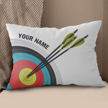 Load image into Gallery viewer, Personalized Archery 3d Target Pillow Best Custom Throw Pillows Gifts TDM0746
