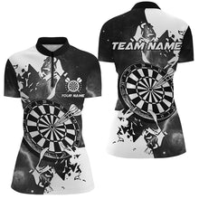 Load image into Gallery viewer, Lightning Grunge Dartboard Custom 3D Printed Darts Shirts For Women, Darts Team Jerseys |Black TDM2258