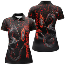 Load image into Gallery viewer, Personalized Red Big Dragon 3D Printed Darts Shirts For Women Custom Team League Darts Jerseys TDM1841