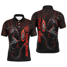 Load image into Gallery viewer, Personalized Red Big Dragon 3D Printed Darts Shirts For Men Custom Team League Darts Jerseys TDM1841