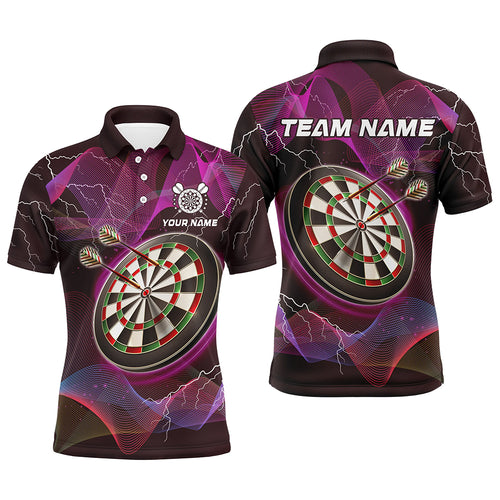 Personalized Pink Dartboard 3D Printed Custom Men Darts Shirts, Darts Jerseys For Team Player TDM2049