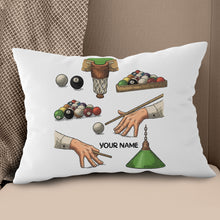 Load image into Gallery viewer, Personalized Funny Vintage Billiards Games Pillow Best Throw Pillows TDM0752