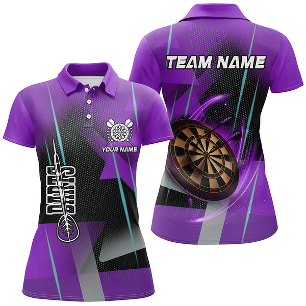 Personalized 3D All Over Print Darts Women Polo & Quarter