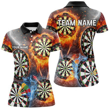 Load image into Gallery viewer, Darts Fire Flame Lightning Custom 3D Printed Dart Shirts For Women, Gift For Dart Lover, Darts Jersey TDM2560