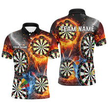 Load image into Gallery viewer, Darts Fire Flame Lightning Custom 3D Printed Dart Shirts For Men, Gift For Dart Lover, Darts Jersey TDM2560