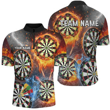 Load image into Gallery viewer, Darts Fire Flame Lightning Custom 3D Printed Dart Shirts For Men, Gift For Dart Lover, Darts Jersey TDM2560