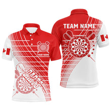 Load image into Gallery viewer, Personalized Patriotic Canada Flag Darts Shirts For Men Custom Canada Darts Team Jerseys Attire TDM1697